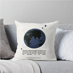 Monsters on the World - I Think You Should Leave with Tim Robinson Throw Pillow