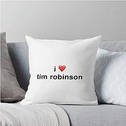 I Heart Tim Robinson Throw Pillow