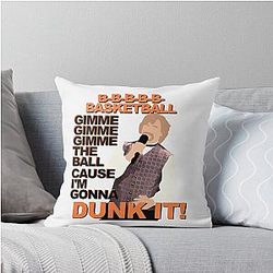 Tim Robinson Roundball Rock Throw Pillow