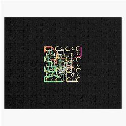 Dan Robinson Flash cool Jigsaw Puzzle Green, Red,White, Purple
