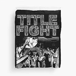 Title Fight Duvet Cover