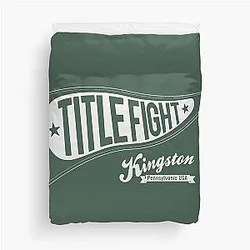 Title Fight Pennsylvania Duvet Cover