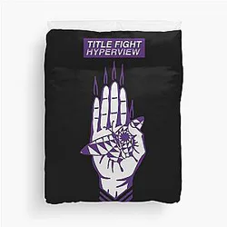 Title Fight Hyperview Duvet Cover