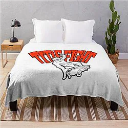Title Fight by Jacob Buchanan Throw Blanket