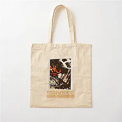 Title Graffiti Design Cotton Tote Bag