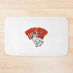 Title Fight by Jacob Buchanan Bath Mat