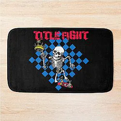 Fight Skeleton Bath Mat