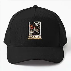 Title fight design colored Baseball Cap