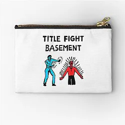 Title Fight Zipper Pouch