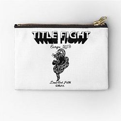 Title Fight Dead End Zipper Pouch