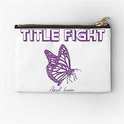 Title Fight Floral Green Anniversary Pouch