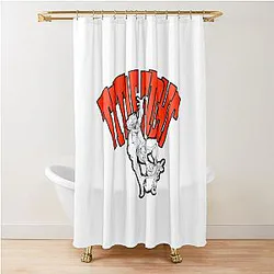 Title Fight Shower Curtain by Jacob Buchanan