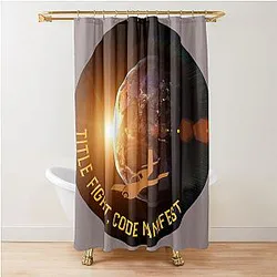 Title fight Collection Trends Shower Curtain