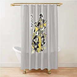 Fighting Samurai Shower Curtain