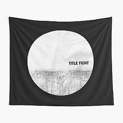 Title Fight Circle Tapestry