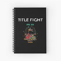 Title Fight Spiral Notebook
