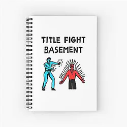 Title Fight Spiral Notebook