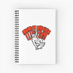 Title Fight by Jacob Buchanan Spiral Notebook