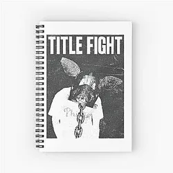 Title Fight Mask Spiral Notebook