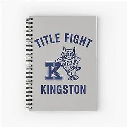 Title Fight Kingston Spiral Notebook