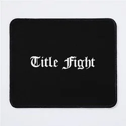 Title Fight Custom Logo Mouse Pad