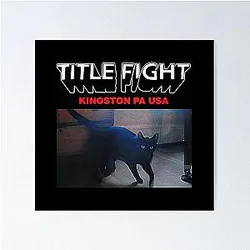 Title Fight Kingston Cat Poster