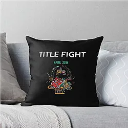 Title Fight Throw Pillow