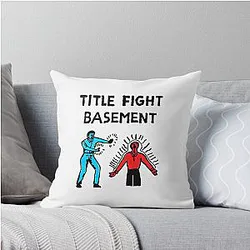 Title Fight Throw Pillow