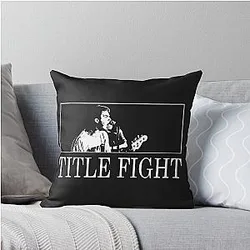 Title Fight Rock Shoegaze Band Throw Pillow