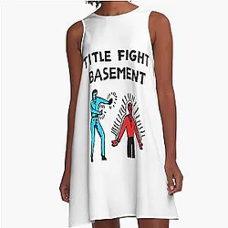 Title Fight A-Line Dress