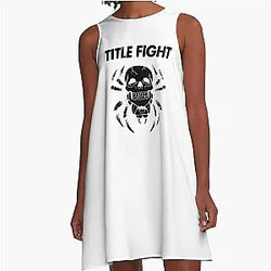 Title Fight A-Line Dress