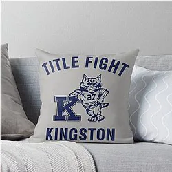 Title Fight Kingston Throw Pillow