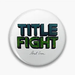 Title Fight Floral Pin