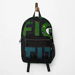 Title Fight Floral Green Backpack