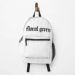 Title Fight Floral Green Backpack