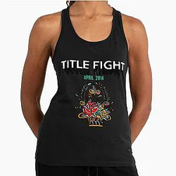 Title Fight Racerback Tank Top