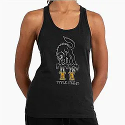 Title Fight Cat Racerback Tank Top