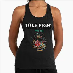Title Fight Racerback Tank Top