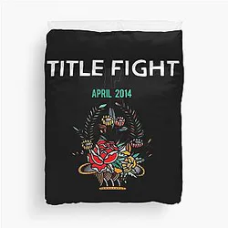 Title Fight Duvet Cover