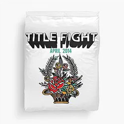 Title Fight Duvet Cover