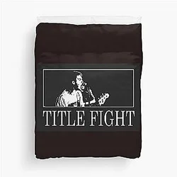 Title Fight Rock Shoegaze Band Duvet Cover