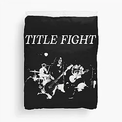 Title Fight Duvet Cover