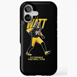 T.J. Watt Pittsburgh Football Team iPhone Tough Case