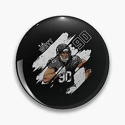 T.J. Watt Pittsburgh T-Shirt Pin