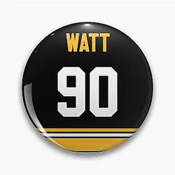 T.J. Watt Pittsburgh Steelers Jersey Phone Case iPhone Case Cover Pin