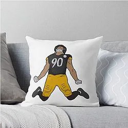 T.J. Watt Throw Pillow