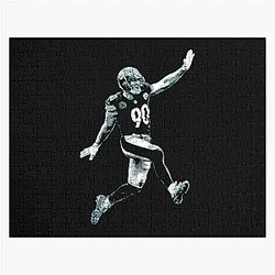 T.J. Watt Vintage Designs T-Shirt Jigsaw Puzzle