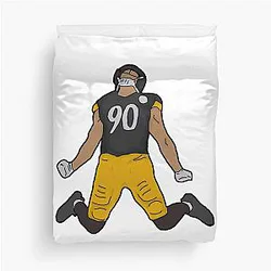 T.J. Watt T-shirt Duvet Cover