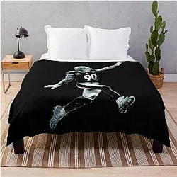 T.J. Watt Black Vintage Designs T-Shirt Throw Blanket