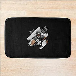 T.J. Watt Pittsburgh T-Shirt Bath Mat